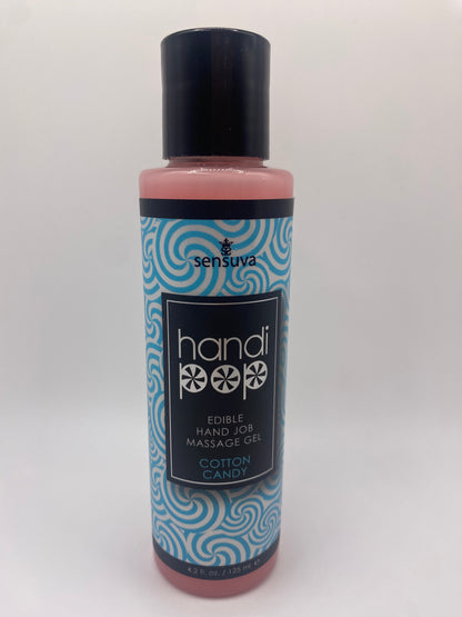 Handipop Cotton Candy Edible Hand Job Massage Gel 4.2 oz