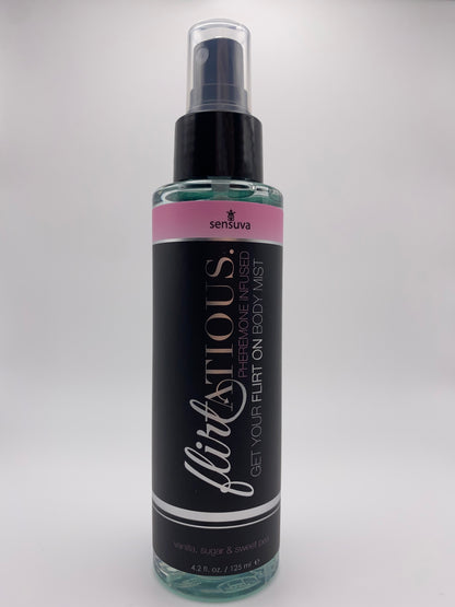 Flirtatious Pheromone Infused Vanilla, Sweet Pea Body Mist