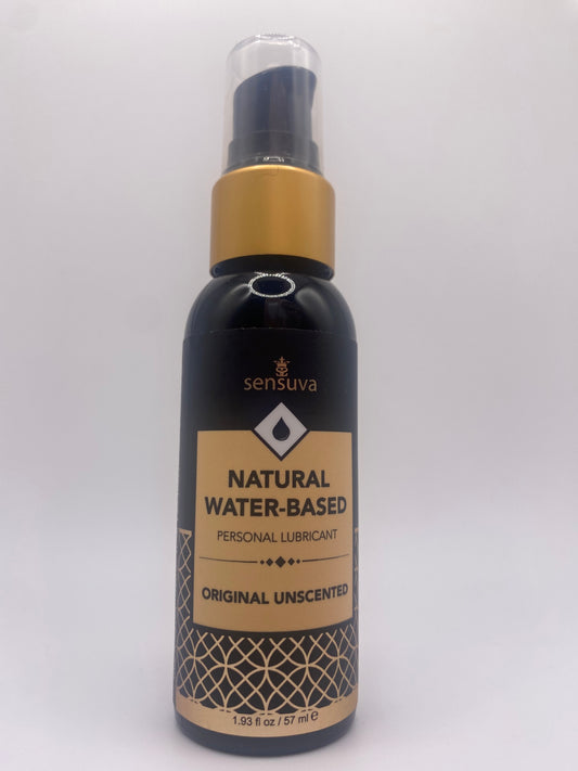 Natural Water-Based Personal Lubricant - Unscented 4 oz.