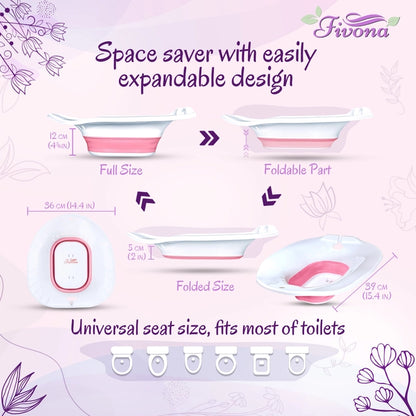 Fivona 2-in-1 Yoni Steam Kit Foldable Seat, Herbs (Sunrise)