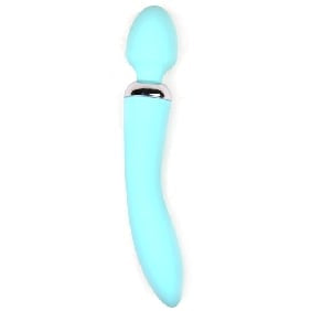 10-Speed Dual Vibrators Rechargeable Wand Massager (USB Recharging)