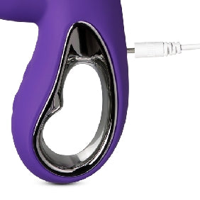 12-Speed Purple Color Silicone Rabbit Vibrator