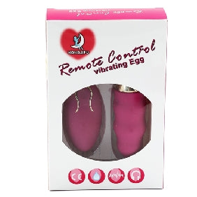 Rose Pink Color 10 Speeds Rechargeable Remote Control Vibrator