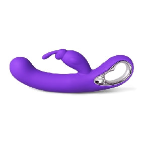 12-Speed Purple Color Silicone Rabbit Vibrator