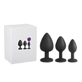 Black Color Silicone Plug Set