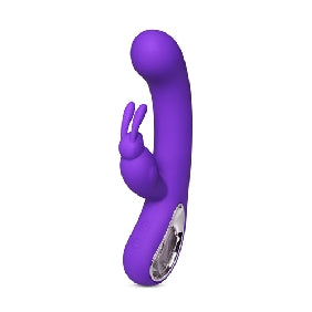 12-Speed Purple Color Silicone Rabbit Vibrator