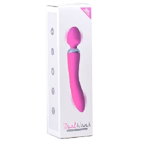 10-Speed Dual Vibrators Rechargeable Wand Massager (USB Recharging)