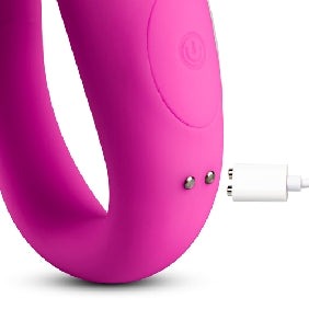 10 Speeds Pink Remote Control Rechargeable and Couple Vibrator with Sucking Function